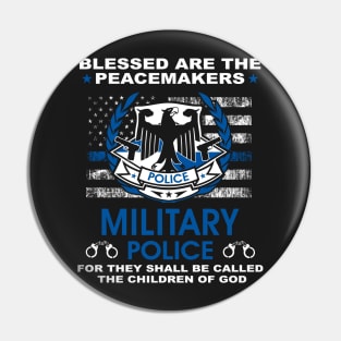 Military Police  – Blessed Are The PeaceMakers Pin