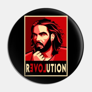 Russell Brand Revolution Pin