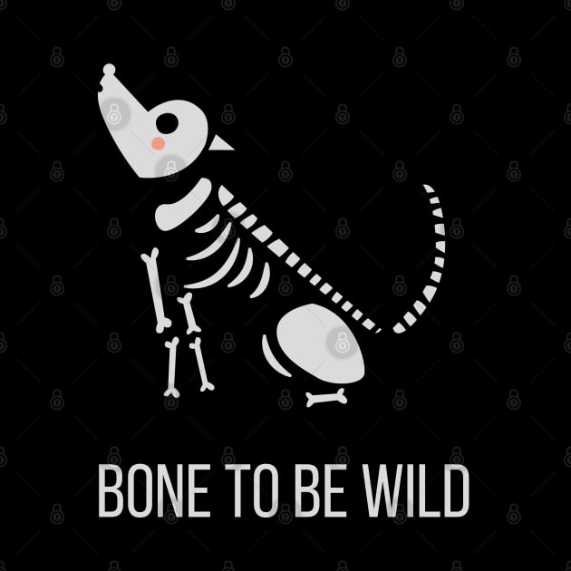 Bone to be wild wolf by Shirt Vibin