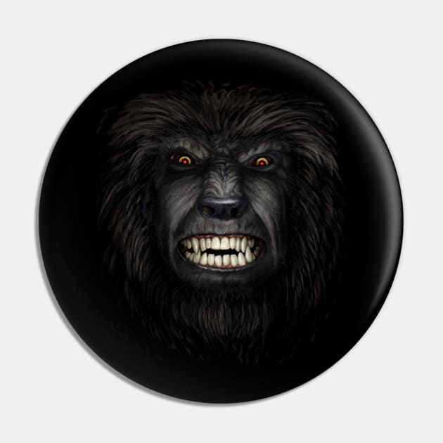 Redeye Wolfman Pin by Viergacht