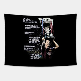 Lionel Messi Stats Tapestry