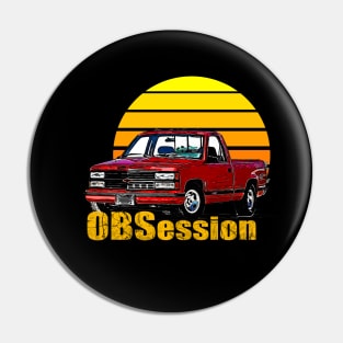 OBS Obsession Chevy C/K trucks General Motors 1988 and 1998 pickup trucks, heavy-duty trucks square body Old body style Pin