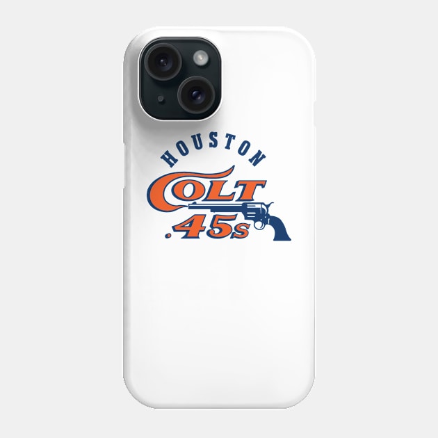 Houston Colt .45s Defunct Sports Logo Fan Art Tribute Phone Case by robotbasecamp