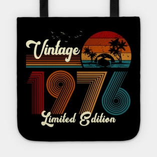 Vintage 1976 Shirt Limited Edition 44th Birthday Gift Tote