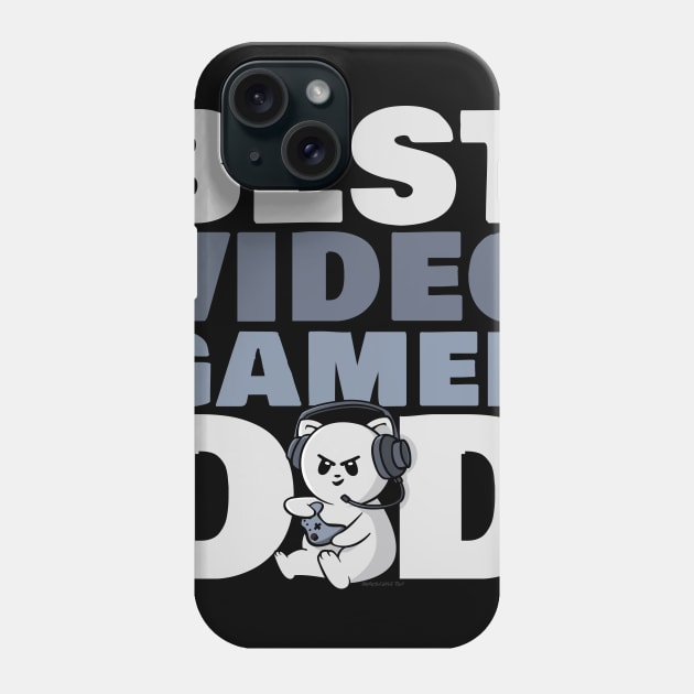 Best Video Gamer Dad Funny Gaming Phone Case by NerdShizzle