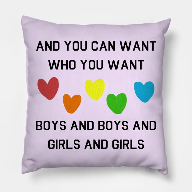 Taylor Swift Pride Pillow by Likeable Design