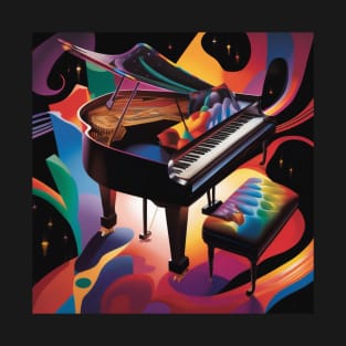 Abstract Image Of A Piano T-Shirt