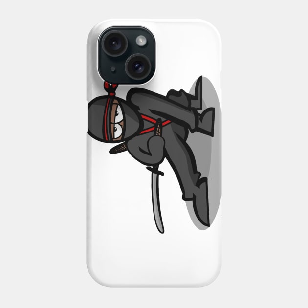 The Ninja Phone Case by RG Illustration