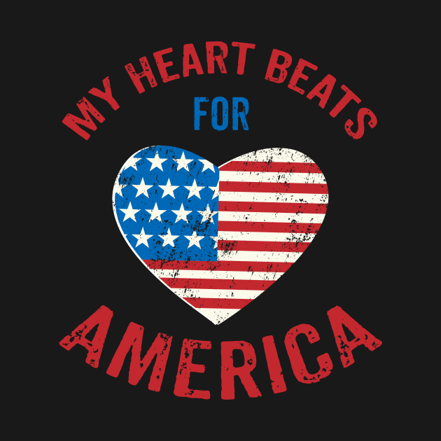 My heart beats for America by LebensART