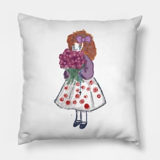 Picking Roses Pillow