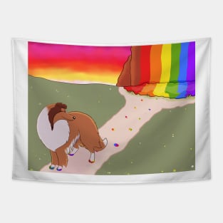 Rainbow Paws Tapestry