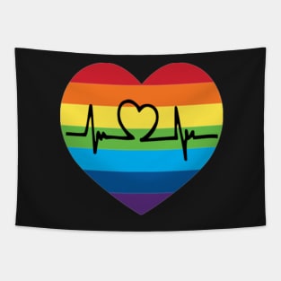 Queer Heartbeat Tapestry