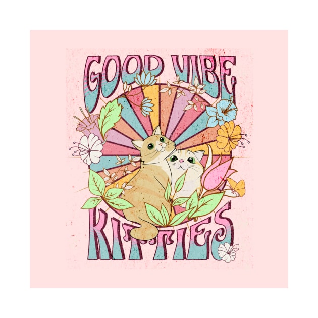 Good Vibe Kitties by Tina Donovan Artist