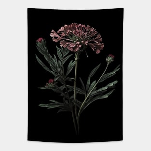 Red Sweet William Flower Tapestry