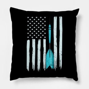 American Flag Darts Pillow