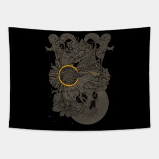 bird flame Tapestry