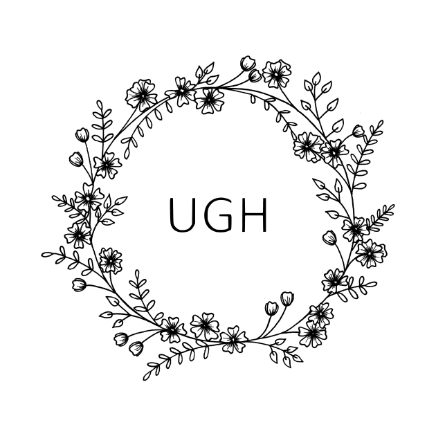 Ugh Floral Wreath by prettyinpunk