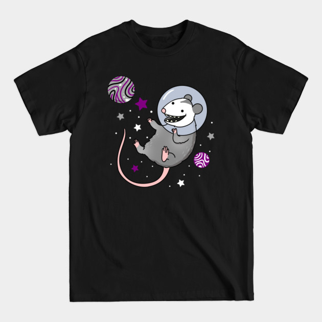 Discover Asexual Opossum In Space Asexual Pride - Ace Pride - T-Shirt