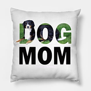 DOG MOM  - Bernese oil painting word art Pillow