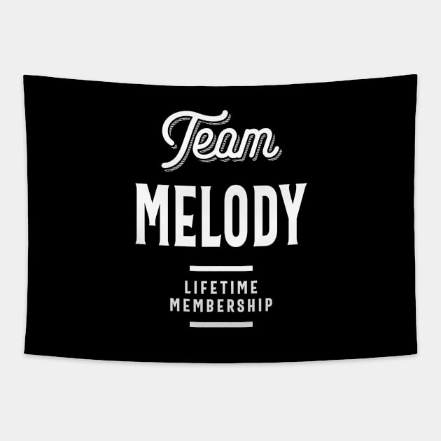 Melody Personalized Name Birthday Gift Tapestry by cidolopez