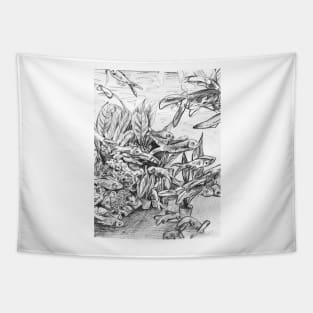 Gold Fish Tapestry