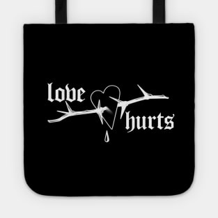 Love Hurts | Blackwork Tattoo design Tote