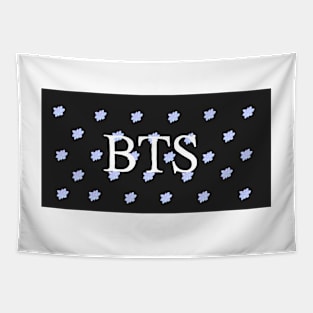 Floral BTS Tapestry