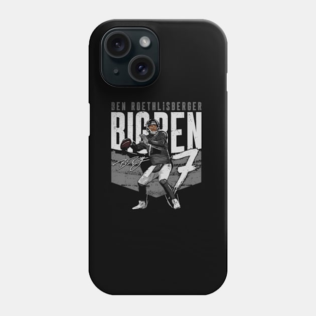 Ben Roethlisberger Pittsburgh Big Ben Stadium Phone Case by caravalo