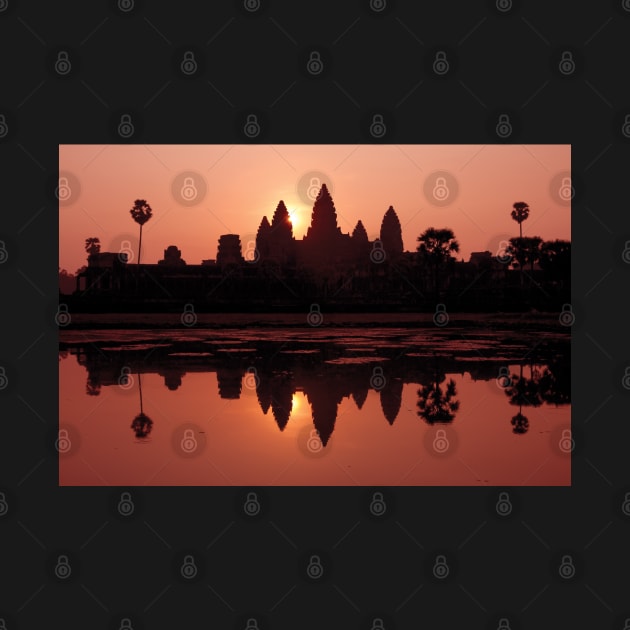 Angkor Wat, At Sunrise - Cambodia by Kat C.