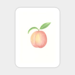 Watercolor Peach Magnet