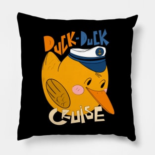 Duck Duck Cruise Funny Family Cruising Matching Group Pillow