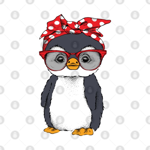 Bandana Penguin Lover by LotusTee