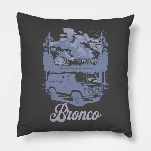 Bronco. Pillow by lakokakr