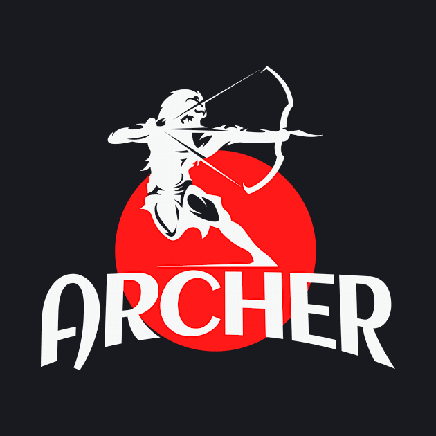 Archery Archer by Foxxy Merch