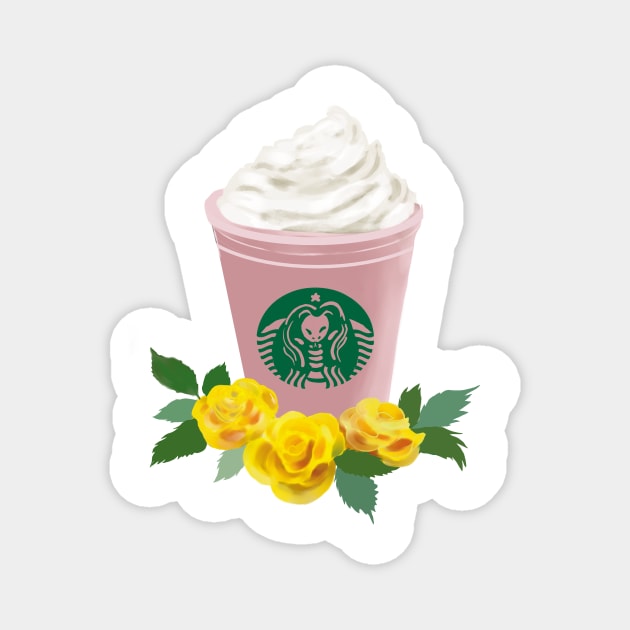 Pink Frap from Snekbucks Magnet by Shadowsantos