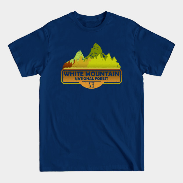 Disover White Mountain National Forest NH State, New Hampshire USA, Nature Landscape - White Mountain National Forest - T-Shirt