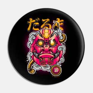 Mecha Daruma Pin