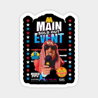 Main Event VHS vintage style t-shirt Magnet