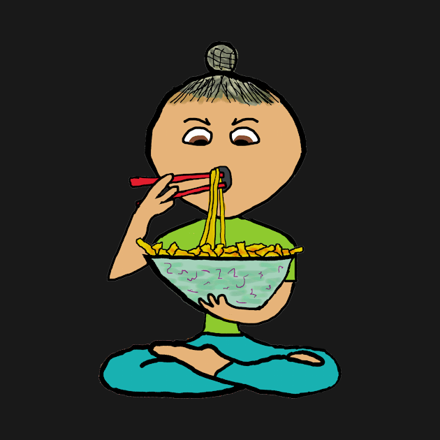 Noodles and Chopsticks by Mark Ewbie