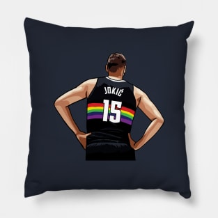 Nikola Jokic Vector Standing Pillow