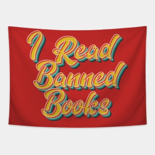 I Read Banned Books Tapestry