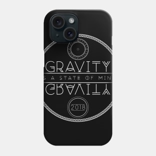 Gravity Is A State Of Mind (White) Phone Case