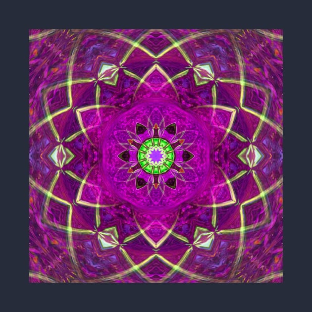 Purple mandala by Katarina Spiralo