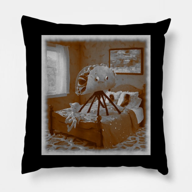 AI generated taco creature haunting my dreams Pillow by Catbrat