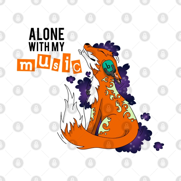 Alone With My Music - Wild Fox by LisaLiza