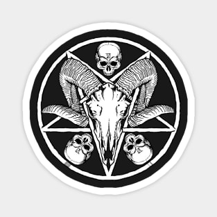 Skull Pentagram Magnet