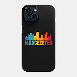 Manchester Retro Skyline UK Phone Case