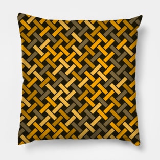 Weave Pattern (Gold) Pillow