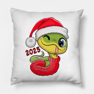 Cute Christmas Snake Pillow