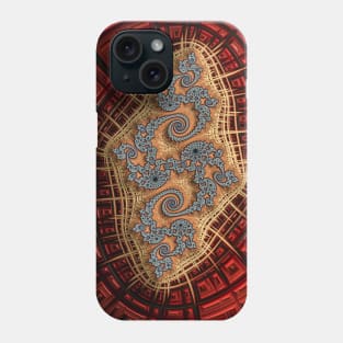 Fractal landscape (landscape version) Phone Case